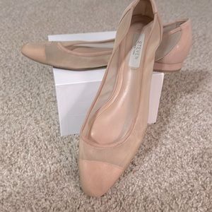 Sheer Nude Ballet Flats